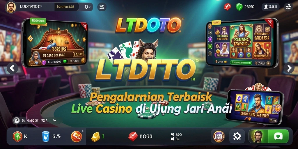 Gameplay nyata LTDTOTO yang menampilkan interaksi langsung dengan dealer.