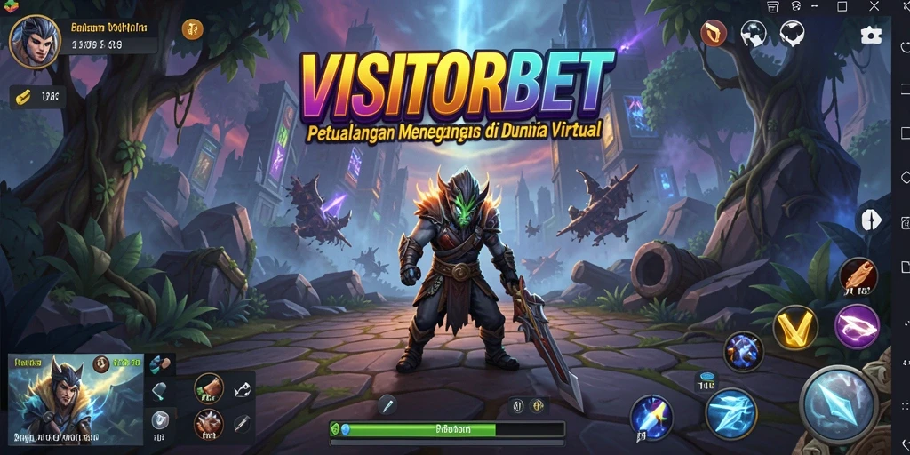 Screenshot game VISITORBET menunjukkan aksi seru dalam mode petualangan.